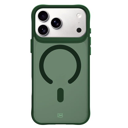 Custodia MagSafe per Apple iPhone 18 Pro / 17 Pro, 3MK, Smoke MagCase, Verde