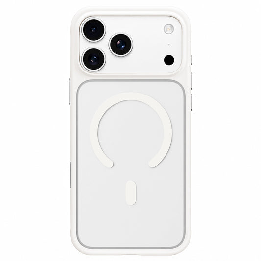 MagSafe Case for Apple iPhone 18 Pro / 17 Pro, Blueo, Skin-Friendly Anti-Drop, Satin White