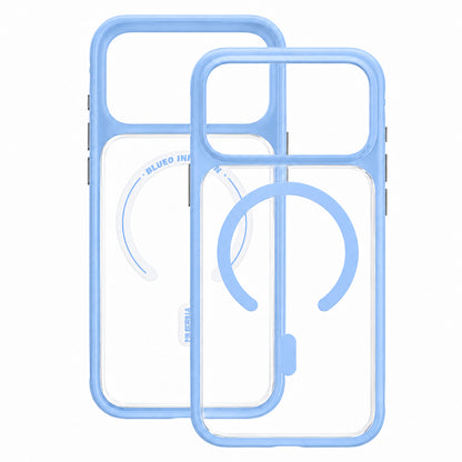Coque MagSafe pour Apple iPhone 18 Pro / 17 Pro, Blueo, douce pour la peau et antichoc, bleu satiné