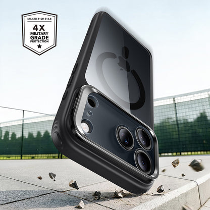 Custodia MagSafe per Apple iPhone 18 Pro / 17 Pro, ESR, Classic Hybrid Kickstand, Nero Trasparente