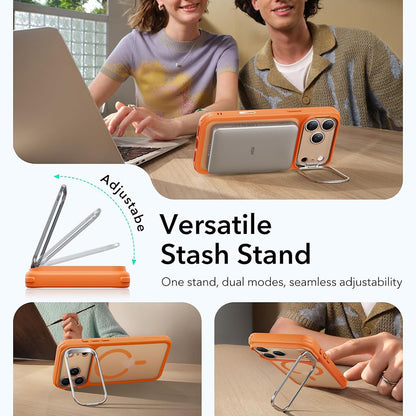 Custodia MagSafe per Apple iPhone 18 Pro / 17 Pro, ESR, Classic Hybrid Kickstand, Arancione Satinato