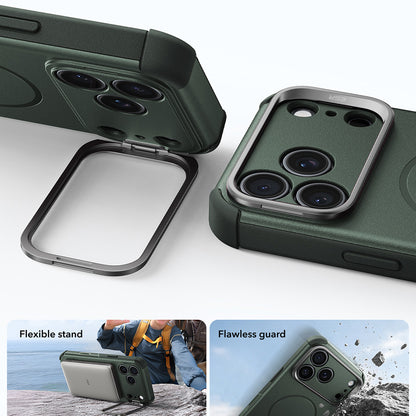 MagSafe-Hülle für Apple iPhone 18 Pro / 17 Pro, ESR, Cyber Armor Kickstand, Grün