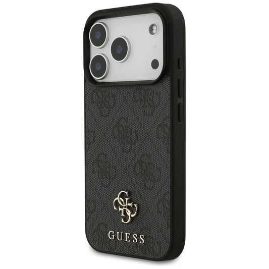 MagSafe-Hülle für Apple iPhone 18 Pro / 17 Pro, Guess, 4G Small and Classic, Schwarz