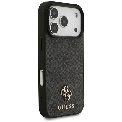 Custodia MagSafe per Apple iPhone 18 Pro / 17 Pro, Guess, 4G Small and Classic Logo, Nera