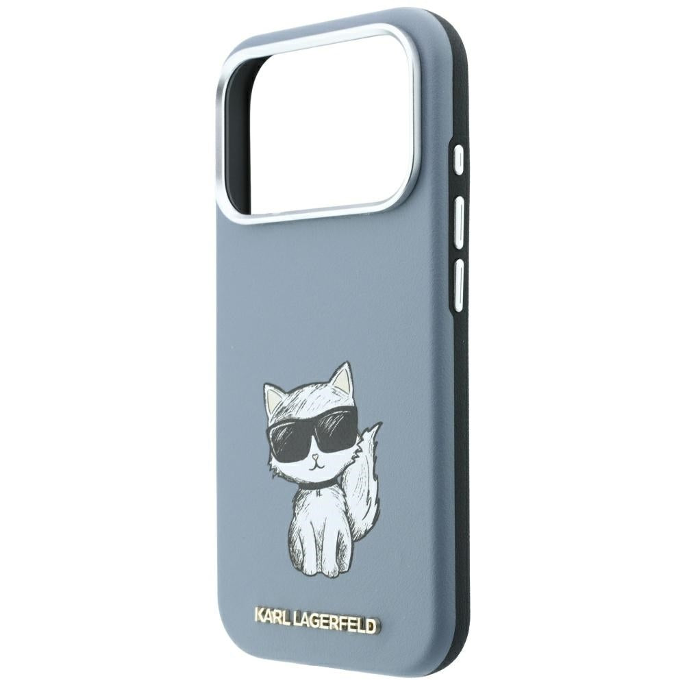 Custodia MagSafe per Apple iPhone 18 Pro / 17 Pro, Karl Lagerfeld, Choupette Sketch, Bleu