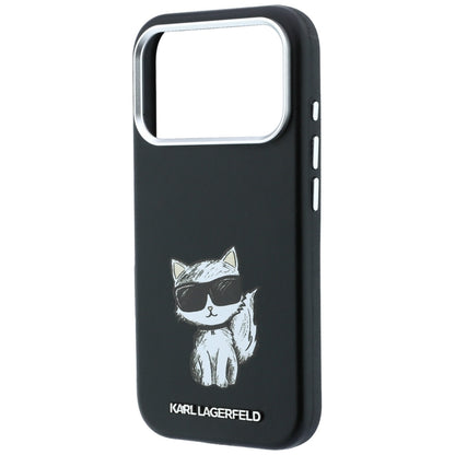 Custodia MagSafe per Apple iPhone 18 Pro / 17 Pro, Karl Lagerfeld, Choupette Sketch, Nera