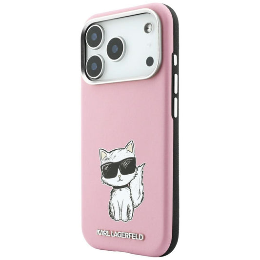 Custodia MagSafe per Apple iPhone 18 Pro / 17 Pro, Karl Lagerfeld, Choupette Sketch, Rosa