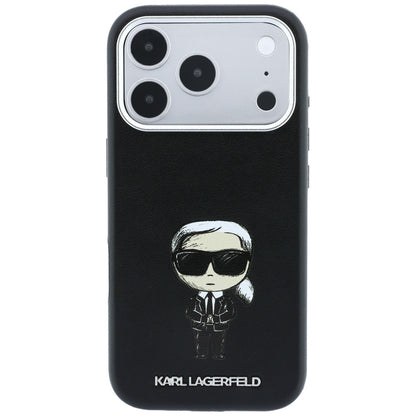 Custodia MagSafe per Apple iPhone 18 Pro / 17 Pro, Karl Lagerfeld, Ikonik Sketch, Nera