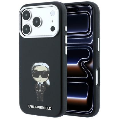 Custodia MagSafe per Apple iPhone 18 Pro / 17 Pro, Karl Lagerfeld, Ikonik Sketch, Nera
