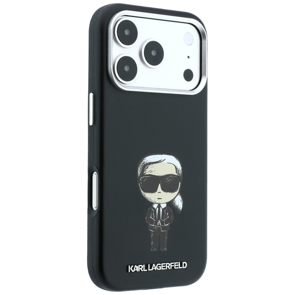 Custodia MagSafe per Apple iPhone 18 Pro / 17 Pro, Karl Lagerfeld, Ikonik Sketch, Nera