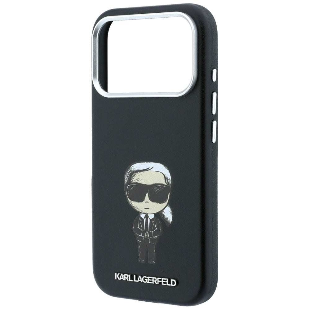 Custodia MagSafe per Apple iPhone 18 Pro / 17 Pro, Karl Lagerfeld, Ikonik Sketch, Nera