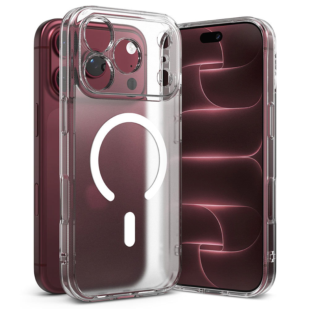 Coque MagSafe pour Apple iPhone 18 Pro / 17 Pro, Ringke, Fusion, Transparente Mate