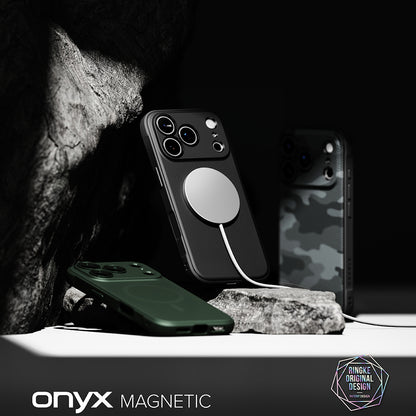 Custodia MagSafe per Apple iPhone 18 Pro / 17 Pro, Ringke, Onyx, Nera