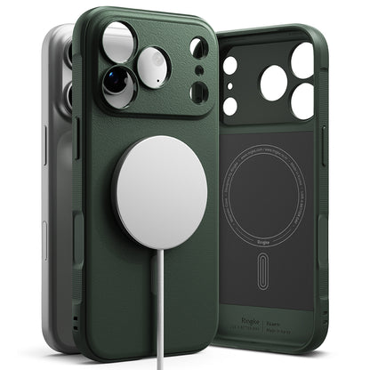 Coque MagSafe pour Apple iPhone 18 Pro / 17 Pro, Ringke, Onyx, Vert Foncé