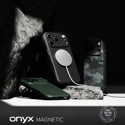 Coque MagSafe pour Apple iPhone 18 Pro / 17 Pro, Ringke, Onyx, Vert Foncé