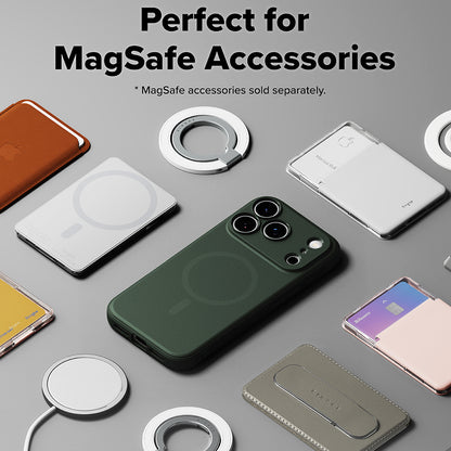 Coque MagSafe pour Apple iPhone 18 Pro / 17 Pro, Ringke, Onyx, Vert Foncé