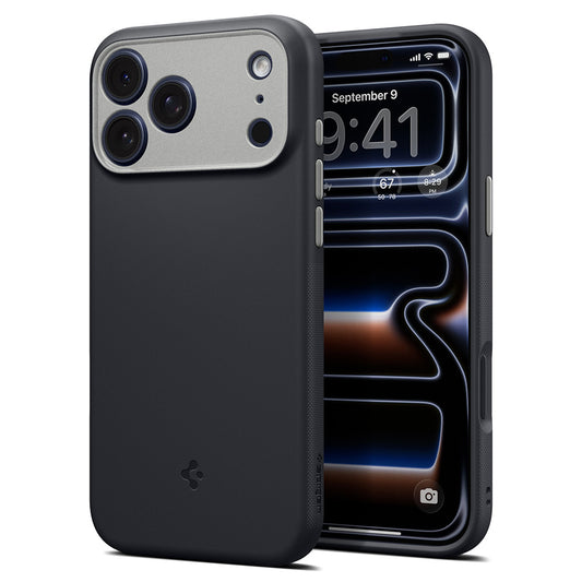 Coque MagSafe pour Apple iPhone 18 Pro / 17 Pro, Spigen, Caseology Nano Pop, Noire ACS12177