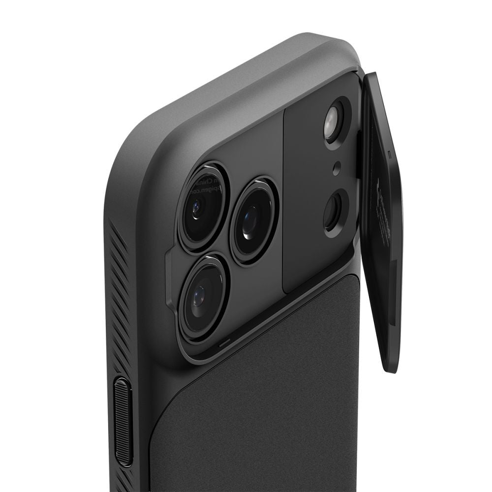 Custodia MagSafe per Apple iPhone 18 Pro / 17 Pro, Spigen, Optik Armor, Nera ACS09953