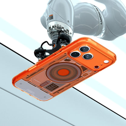 Coque MagSafe pour Apple iPhone 18 Pro / 17 Pro, Spigen, Ultra Hybrid C-One, Orange ACS11986