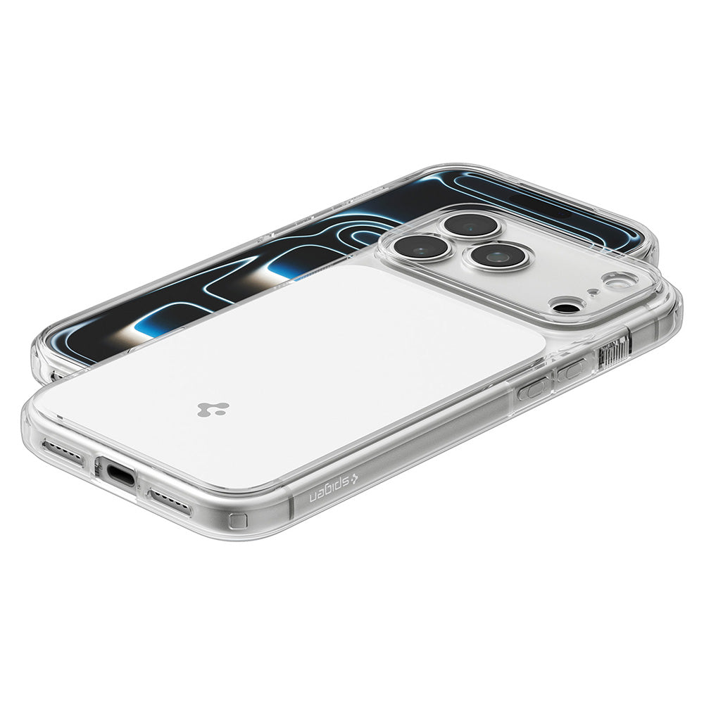 Custodia MagSafe per Apple iPhone 18 Pro / 17 Pro, Spigen, Ultra Hybrid T, Bianca ACS12169