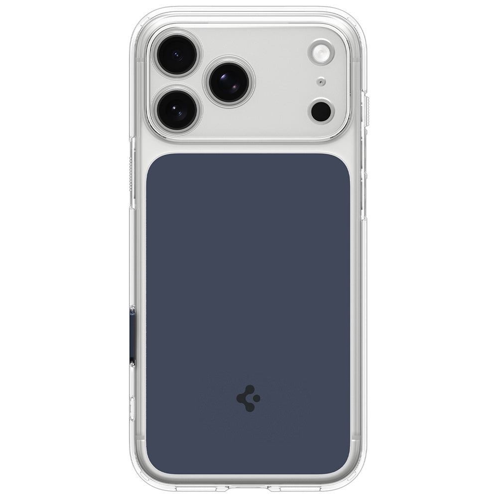 Custodia MagSafe per Apple iPhone 18 Pro / 17 Pro, Spigen, Ultra Hybrid T, Blu Opaco ACS12172