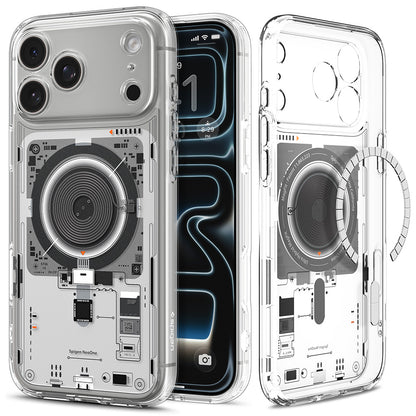 MagSafe Case for Apple iPhone 18 Pro / 17 Pro, Spigen, Ultra Hybrid Neo One, Transparent ACS12166