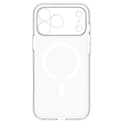 Coque MagSafe pour Apple iPhone 18 Pro / 17 Pro, Spigen, Ultra Hybrid, Transparente Blanche ACS12155