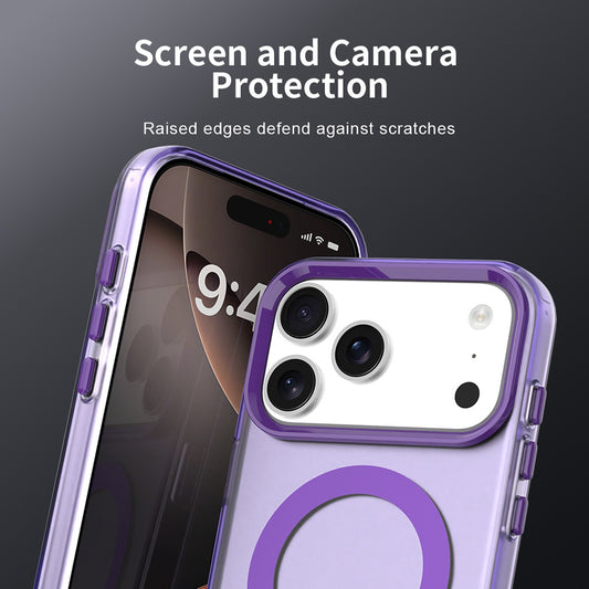 Custodia MagSafe per Apple iPhone 18 Pro / 17 Pro, Techsuit, CandyCase, Viola