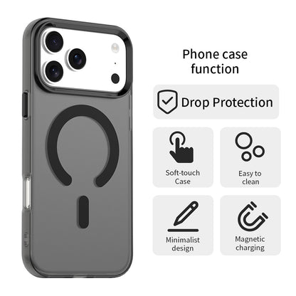 Custodia MagSafe per Apple iPhone 18 Pro / 17 Pro, Techsuit, CandyCase, Nera