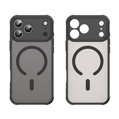 Coque MagSafe pour Apple iPhone 18 Pro / 17 Pro, Techsuit, HaloFrost II, Noire