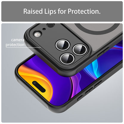 Coque MagSafe pour Apple iPhone 18 Pro / 17 Pro, Techsuit, HaloFrost II, Noire