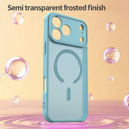 Coque MagSafe pour Apple iPhone 18 Pro / 17 Pro, Techsuit, HaloFrost II, Vert Clair