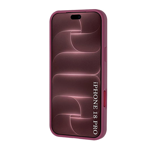 Coque MagSafe pour Apple iPhone 18 Pro / 17 Pro, Techsuit, Pro, Rouge Foncé