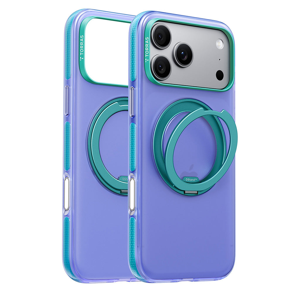 MagSafe-Hülle für Apple iPhone 18 Pro / 17 Pro, Torras, Ostand O3 Hue, Indigo