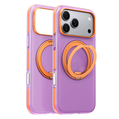 Custodia MagSafe per Apple iPhone 18 Pro / 17 Pro, Torras, Ostand O3 Hue, Viola