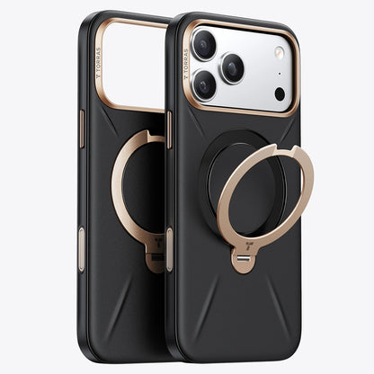 Custodia MagSafe per Apple iPhone 18 Pro / 17 Pro, Torras, QPRO Leather, Nera