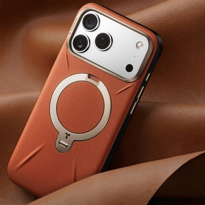 Custodia MagSafe per Apple iPhone 18 Pro / 17 Pro, Torras, QPRO Leather, Nera