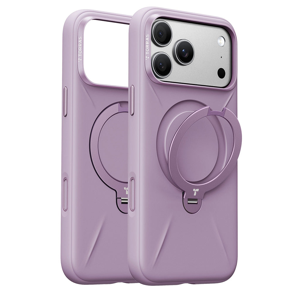Custodia MagSafe per Apple iPhone 18 Pro / 17 Pro, Torras, QPRO Silicone, Viola