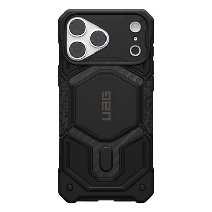 Custodia MagSafe per Apple iPhone 18 Pro / 17 Pro, Urban Armor Gear, Monarch Pro Carbon, Nera