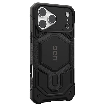 Custodia MagSafe per Apple iPhone 18 Pro / 17 Pro, Urban Armor Gear, Monarch Pro Carbon, Nera