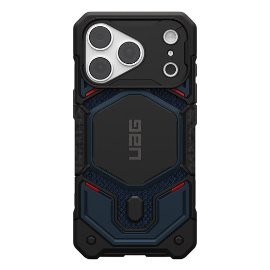 Coque MagSafe pour Apple iPhone 18 Pro / 17 Pro, Urban Armor Gear, Monarch Pro Kevlar, Bleu marine