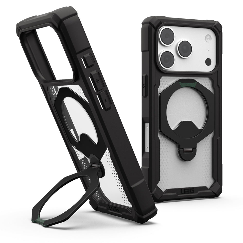 Custodia MagSafe per Apple iPhone 18 Pro / 17 Pro, Urban Armor Gear, Plasma XTE, Nero Trasparente