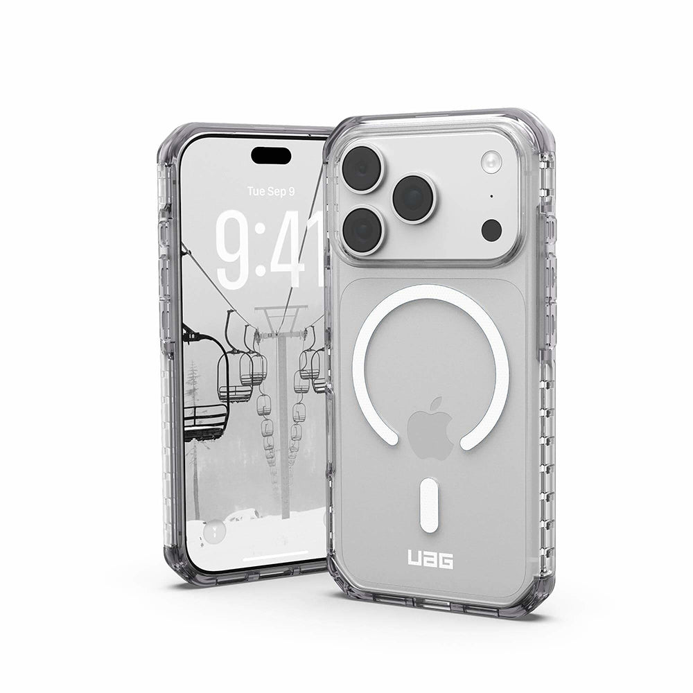 MagSafe Case for Apple iPhone 18 Pro / 17 Pro, Urban Armor Gear, Plyo LT, Silver
