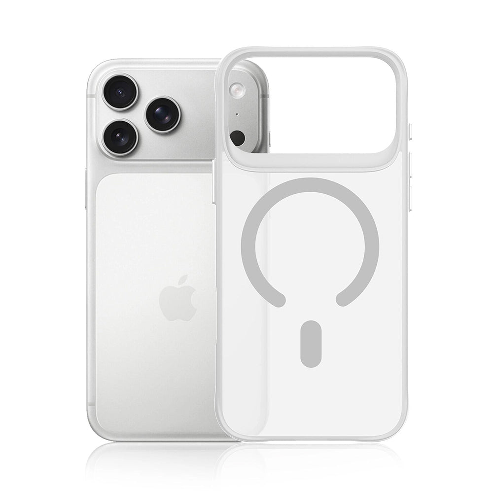 Coque MagSafe pour Apple iPhone 18 Pro Max / 17 Pro Max, 3MK, Smoke MagCase, blanche
