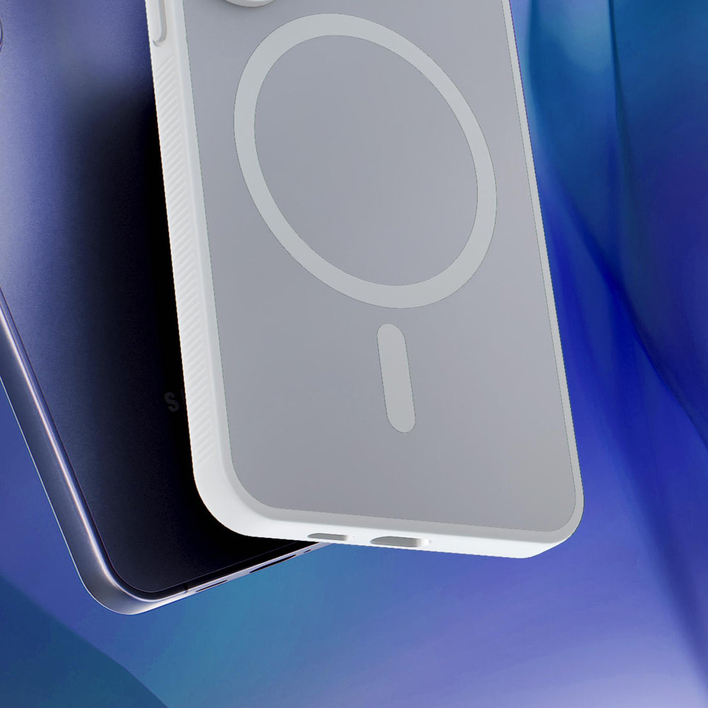 Coque MagSafe pour Apple iPhone 18 Pro Max / 17 Pro Max, 3MK, Smoke MagCase, blanche