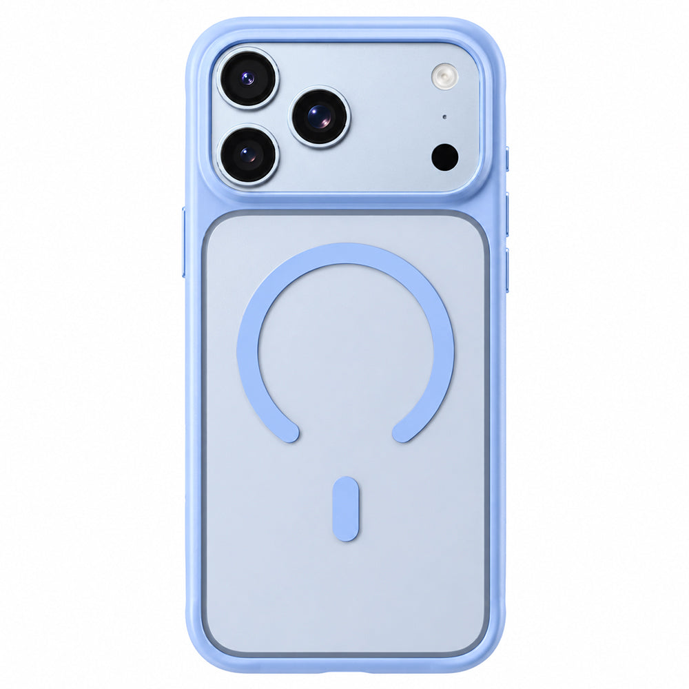 Coque MagSafe pour Apple iPhone 18 Pro Max / 17 Pro Max, Blueo, APE Anti-Drop, bleue