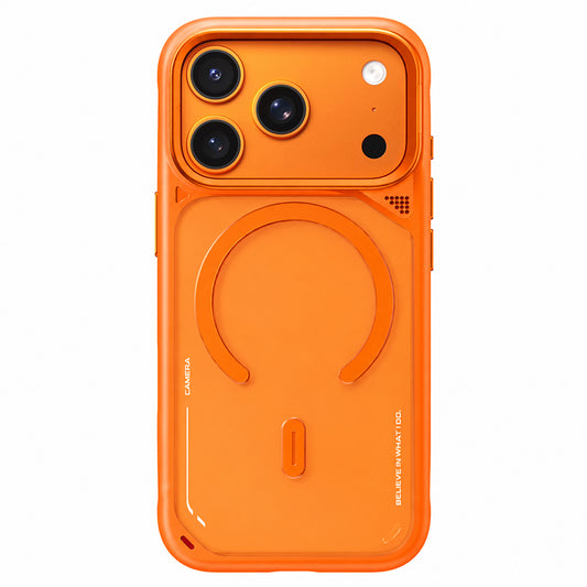 MagSafe-Hülle für Apple iPhone 18 Pro Max / 17 Pro Max, Blueo, Heat Dissipation Stand, Satinorange