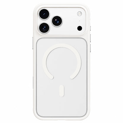 Coque MagSafe pour Apple iPhone 18 Pro Max / 17 Pro Max, Blueo, douce pour la peau et antichoc, blanche satinée