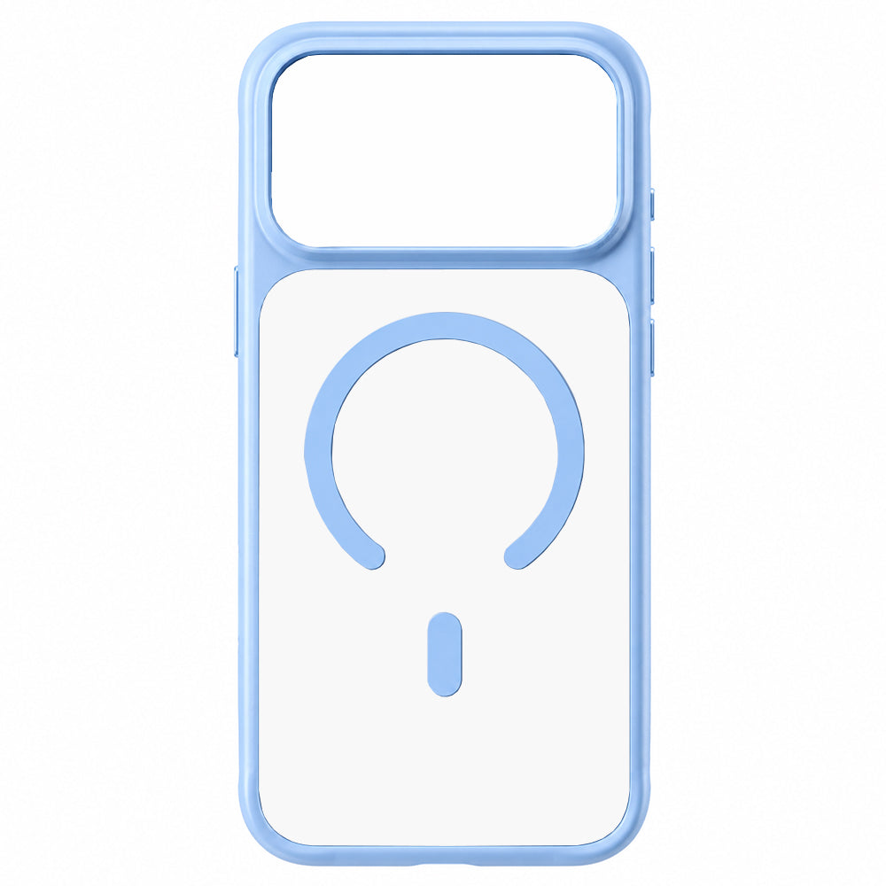 Custodia MagSafe per Apple iPhone 18 Pro Max / 17 Pro Max, Blueo, delicata sulla pelle e antiurto, blu satinato