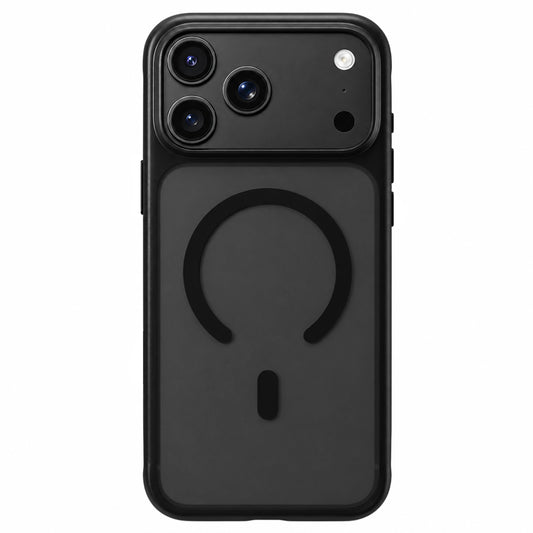 MagSafe-Hülle für Apple iPhone 18 Pro Max / 17 Pro Max, Blueo, hautfreundlich und stoßfest, satinschwarz